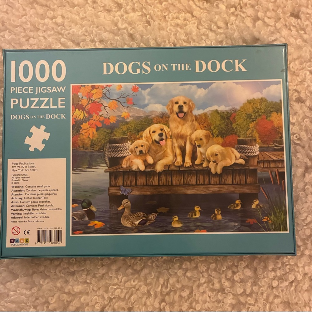 Dogs on the Dock Jigsaw Puzzle - 1000 Pieces